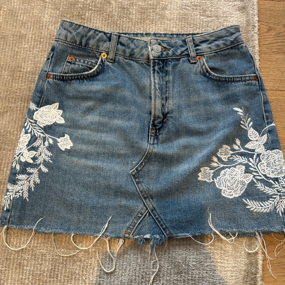 TopShop Denim Skirt